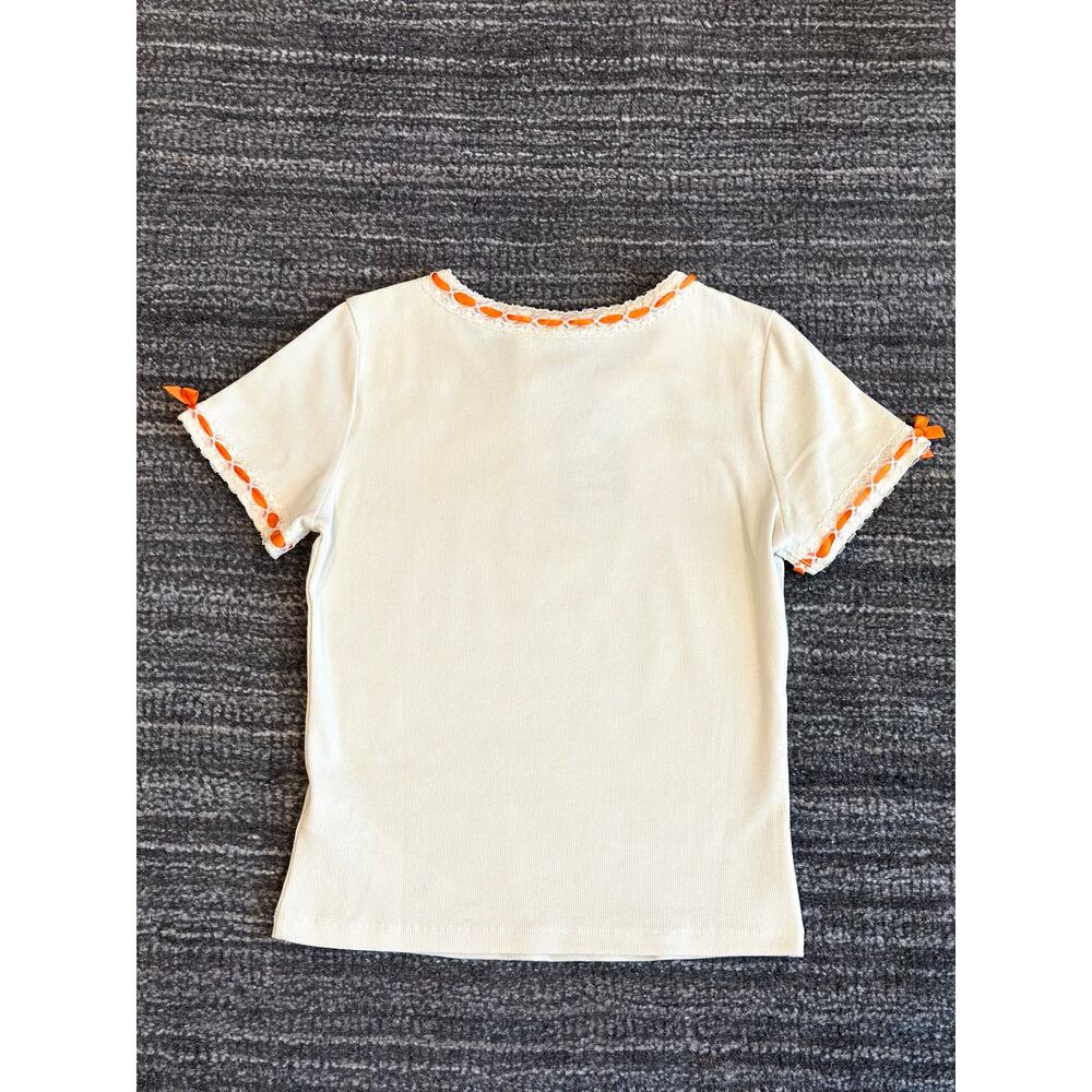 Disney Parks Her Universe Halloween Minnie Mouse Retro Baby T-shirt Medium Bow - Picture 8 of 13